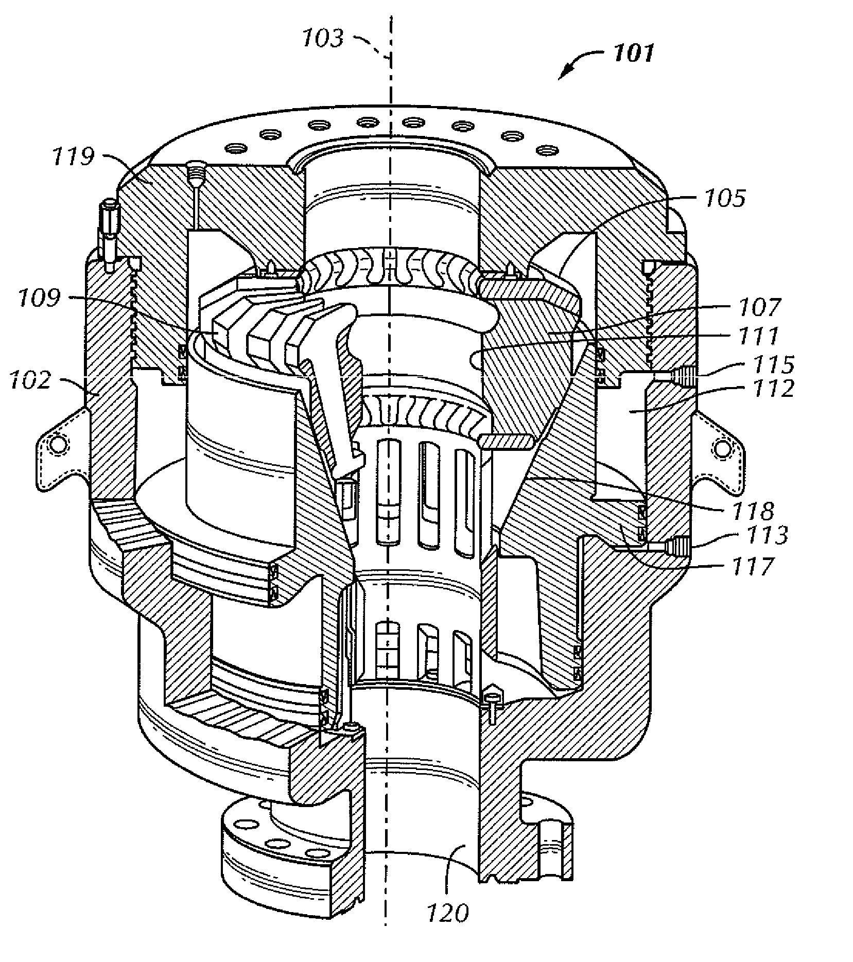 Revised cure cycle for annular packing units