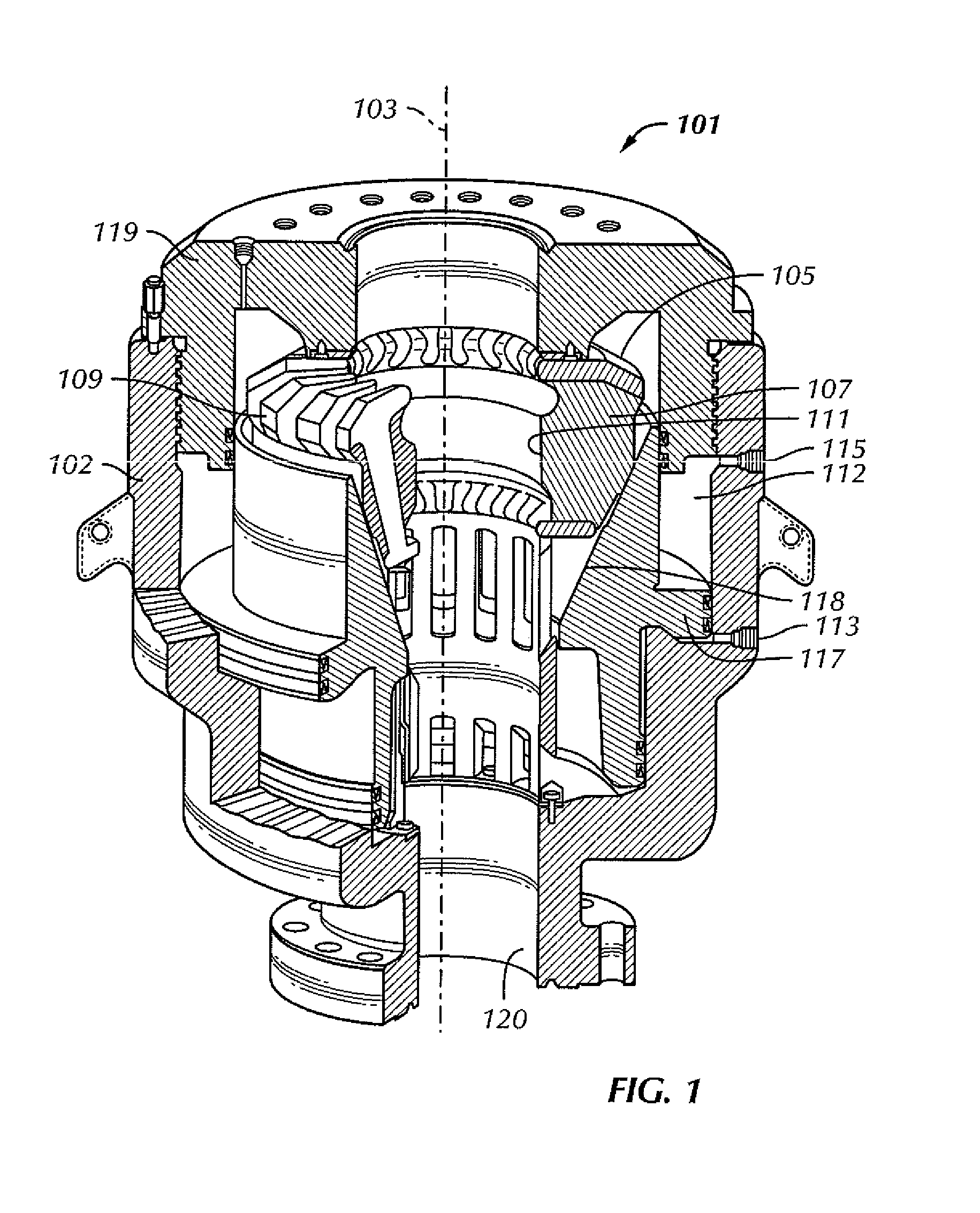 Revised cure cycle for annular packing units