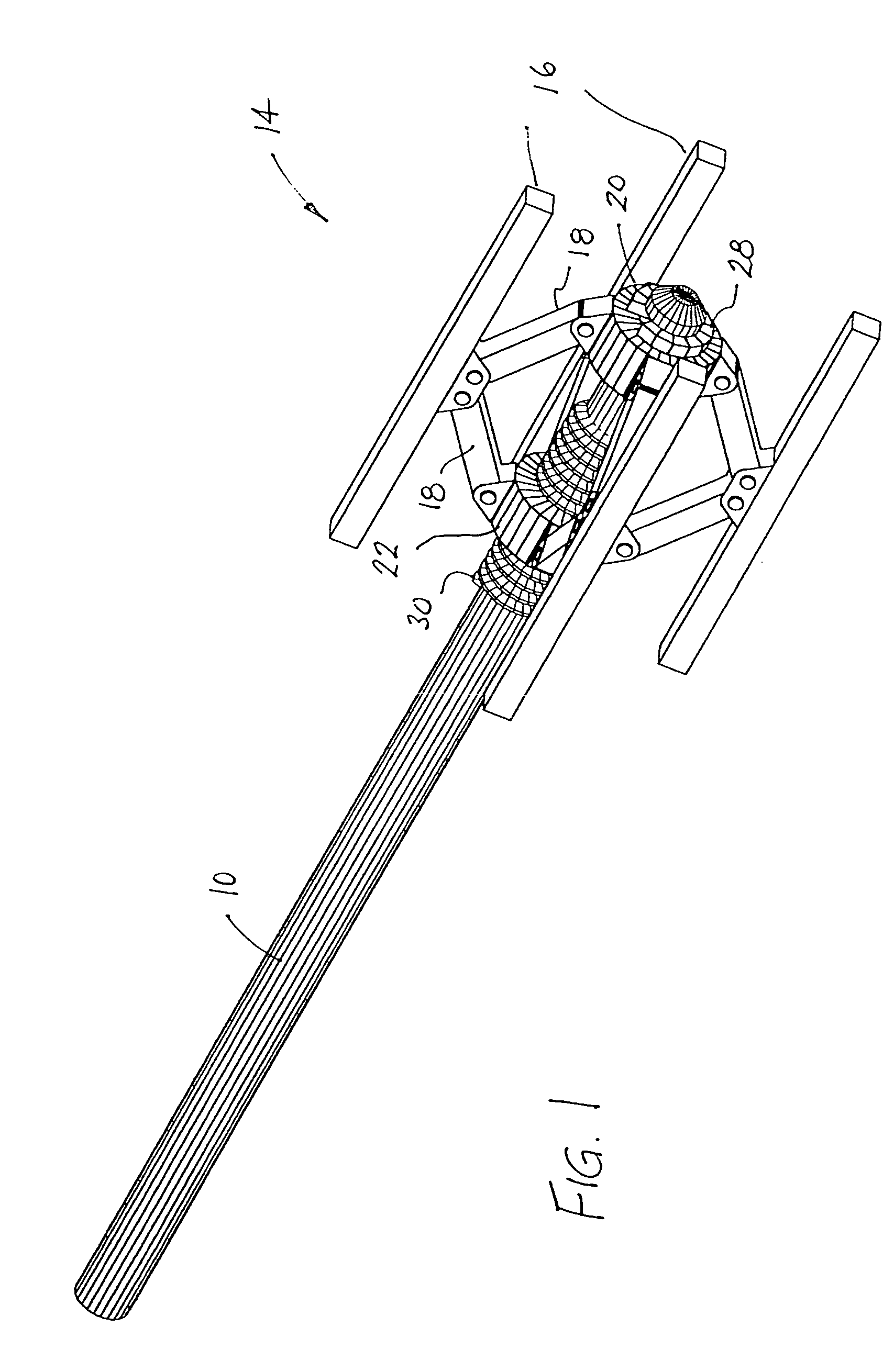 Mechanical bone tamping device for repair of osteoporotic bone fractures