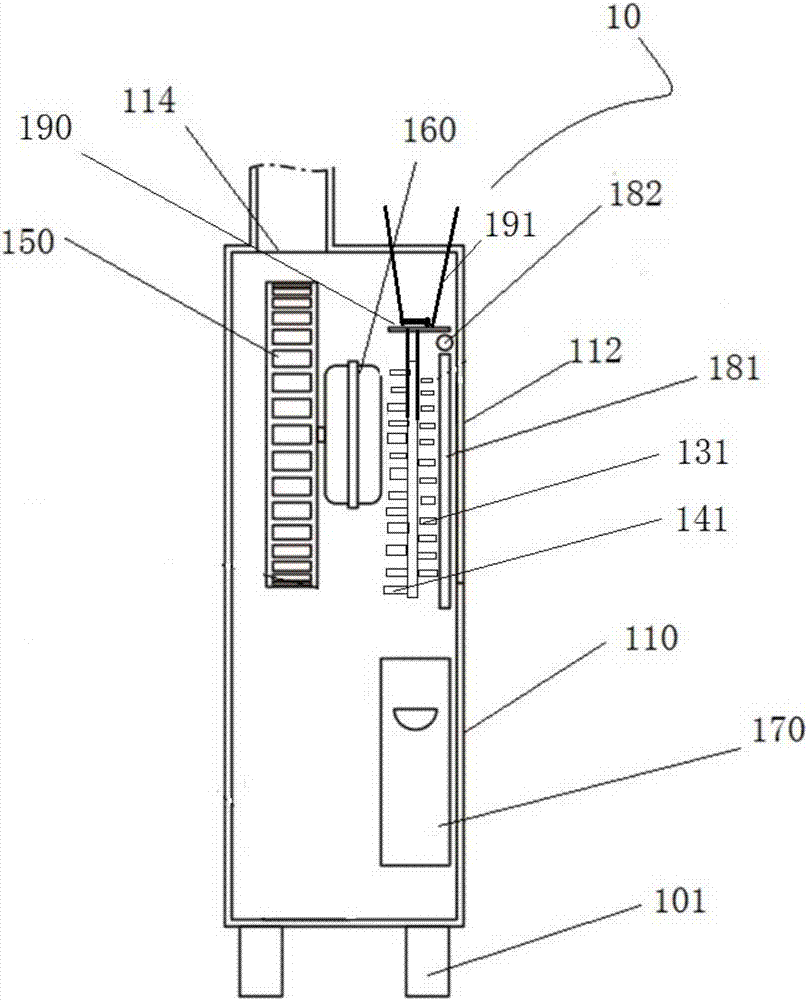 Dehumidifying device for cabinets and moisture-proof cabinet with same