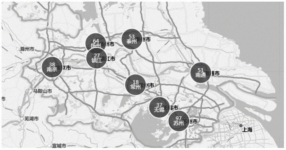 Information point clustering method based on geographic information system