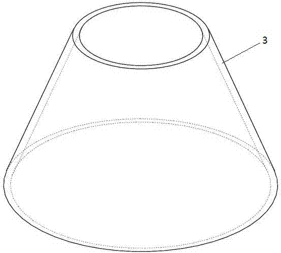 Cyclone separator overflow pipe with horn-mouth-shaped flow guide plates and cyclone separator