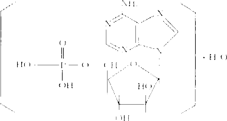 Vidarabine monophosphate pharmaceutical composition and preparation method thereof