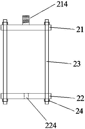 A static and dynamic bond-slip whole process curve test device and test method