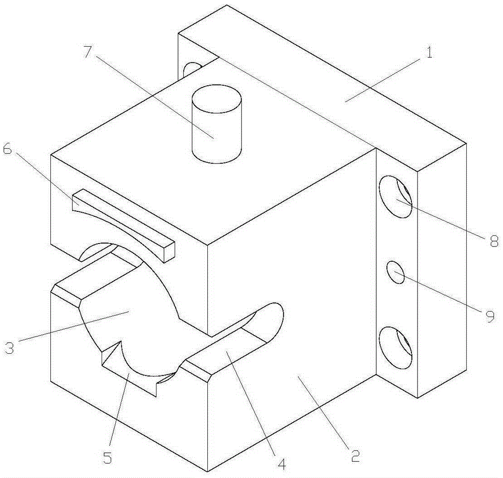 Axial fixed block