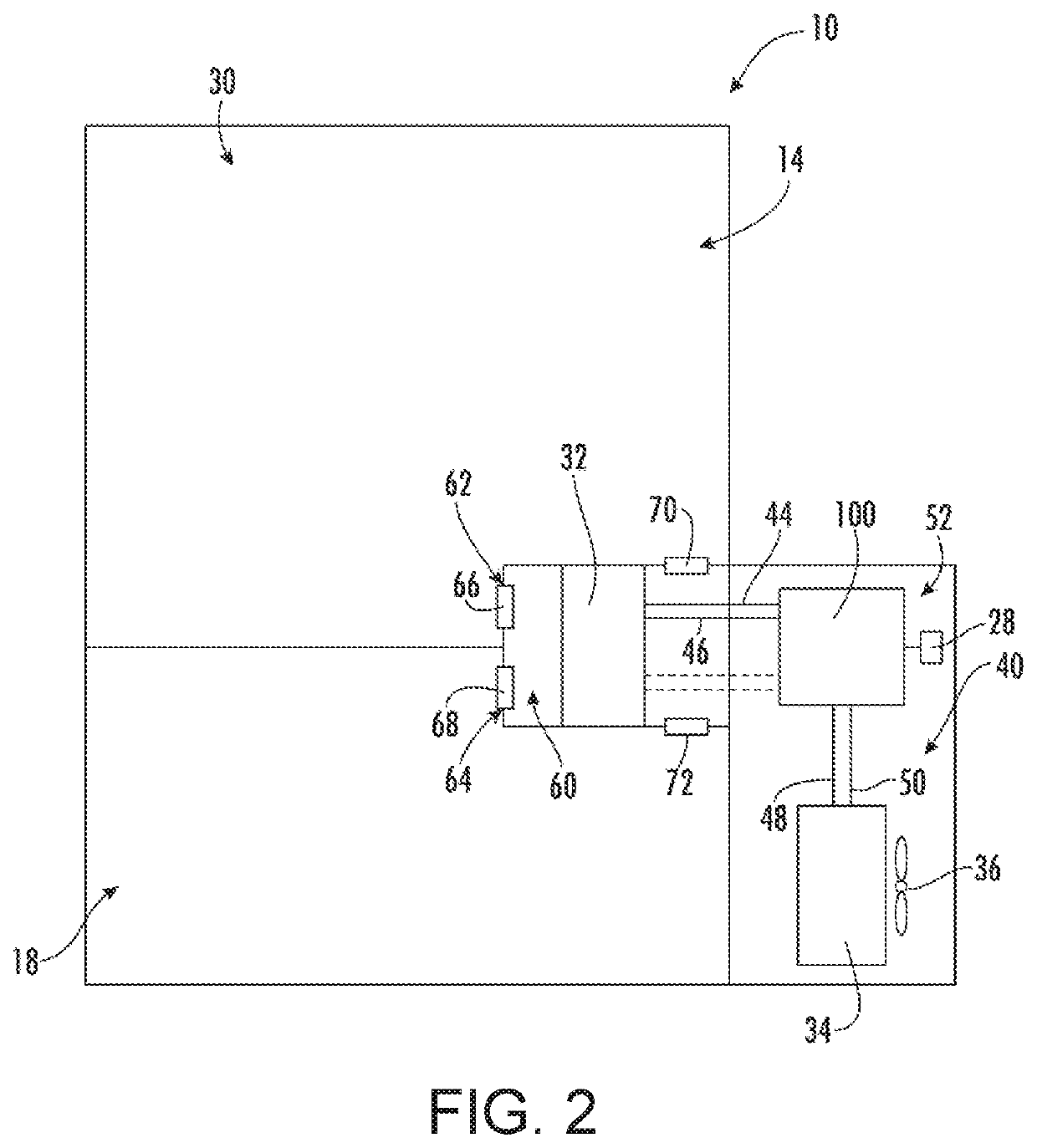 Magneto-caloric thermal diode assembly