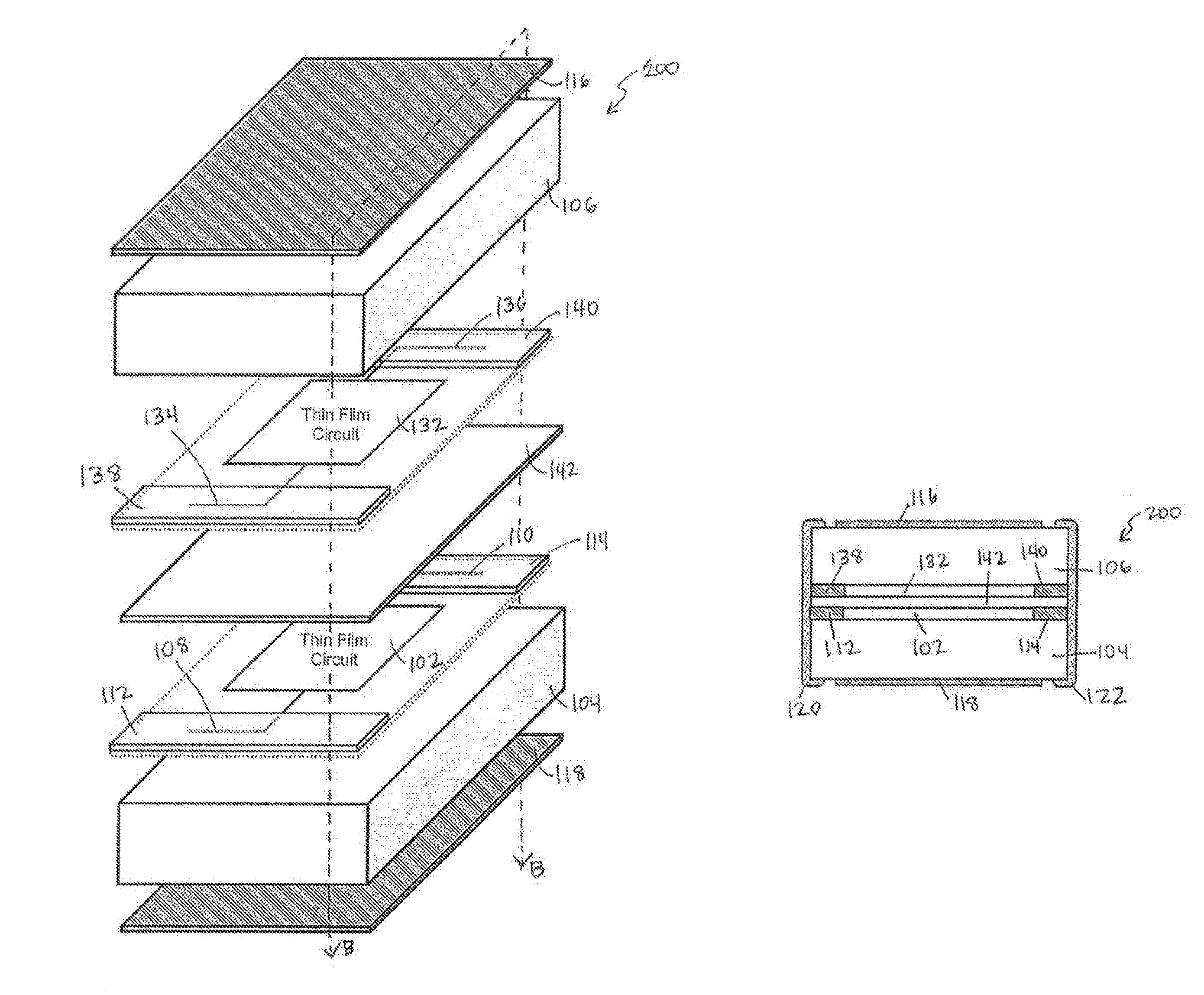 Thin film surface mount components