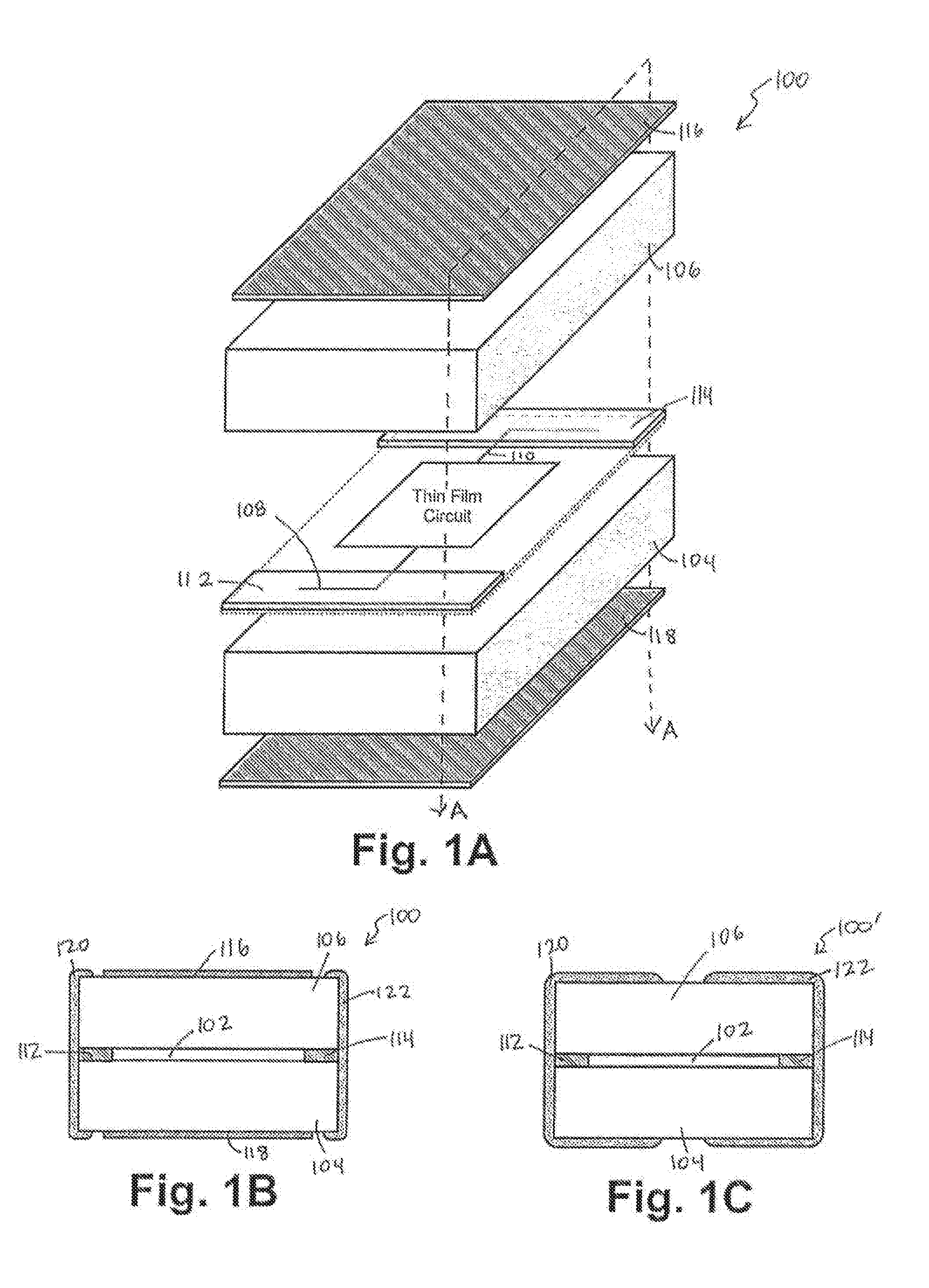 Thin film surface mount components