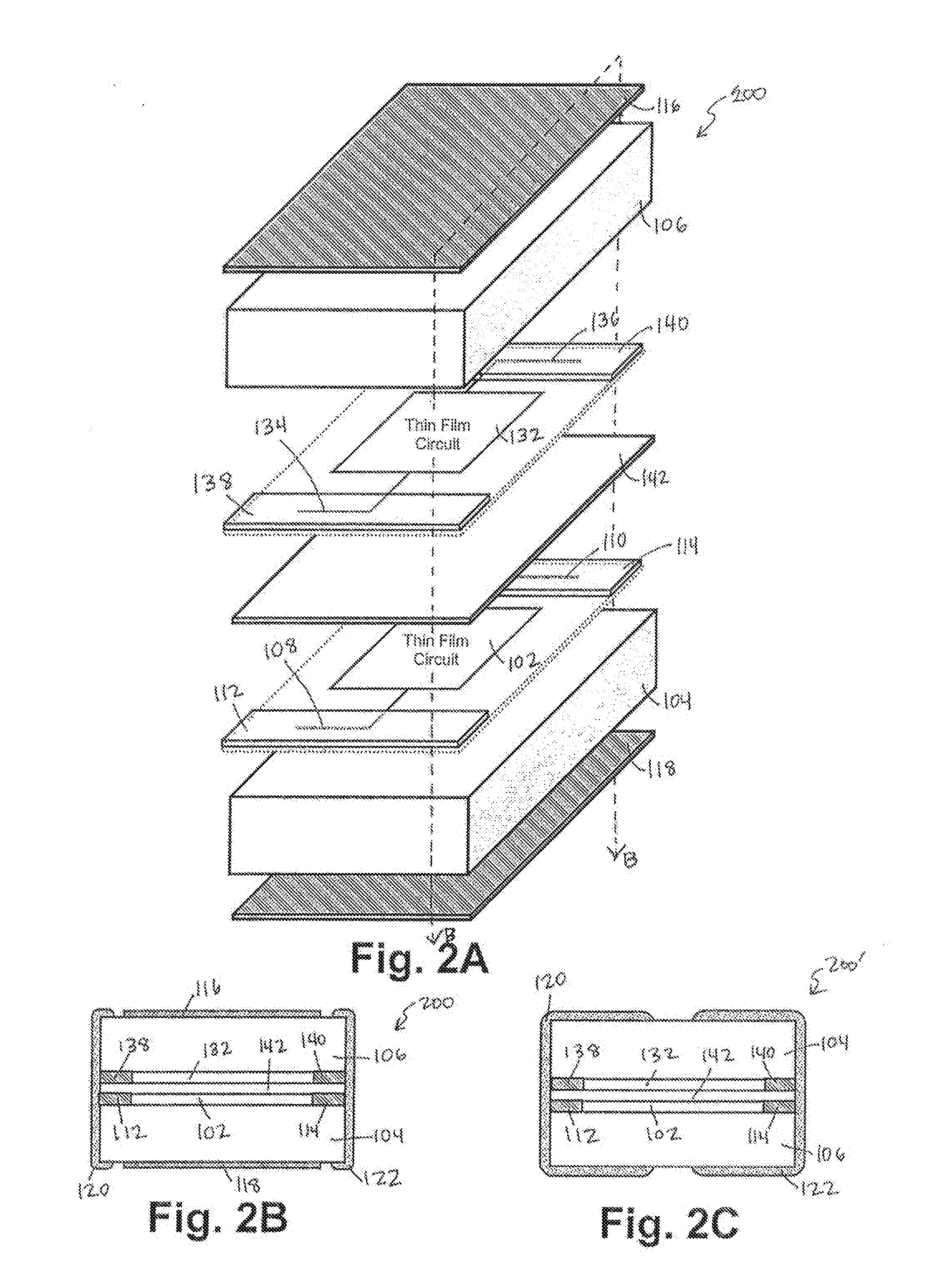 Thin film surface mount components