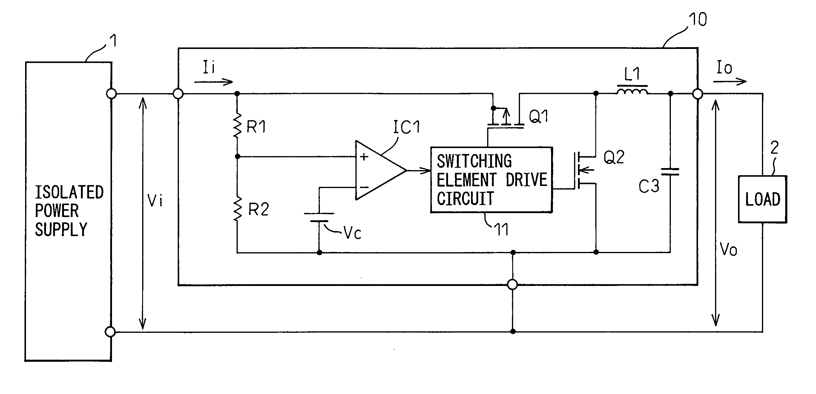 Control unit for controlling DC/DC converter and DC/DC converter