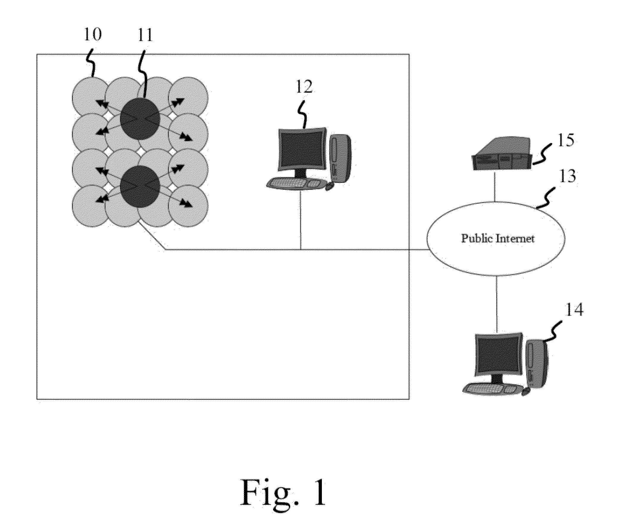 End-to-end service quality monitoring method and system in a radio network