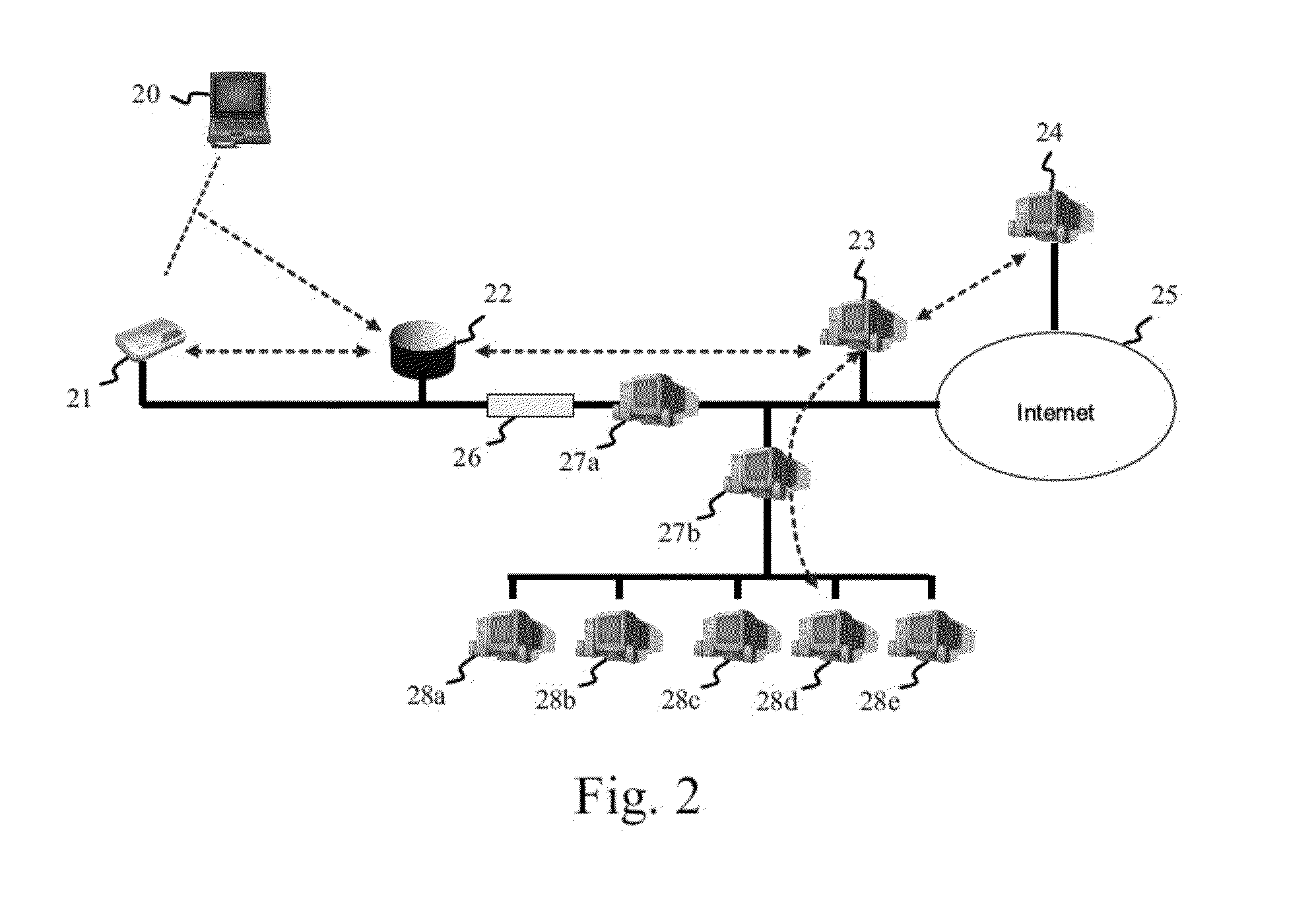 End-to-end service quality monitoring method and system in a radio network