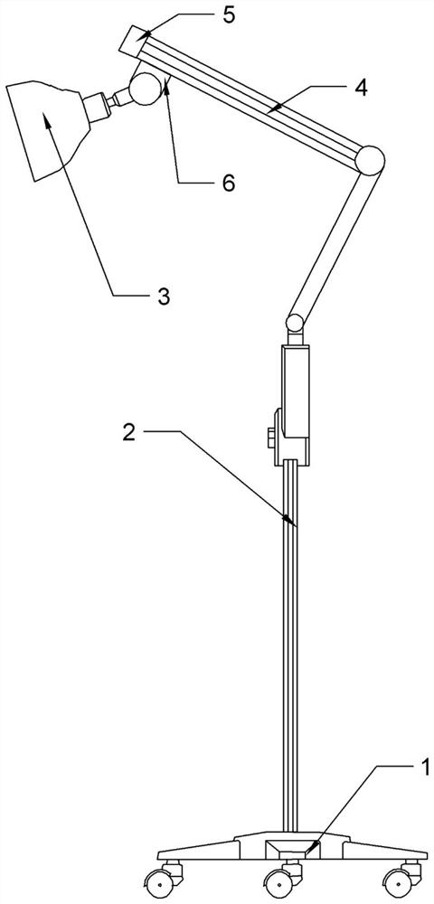 Physiotherapy lamp with rapid temperature control response