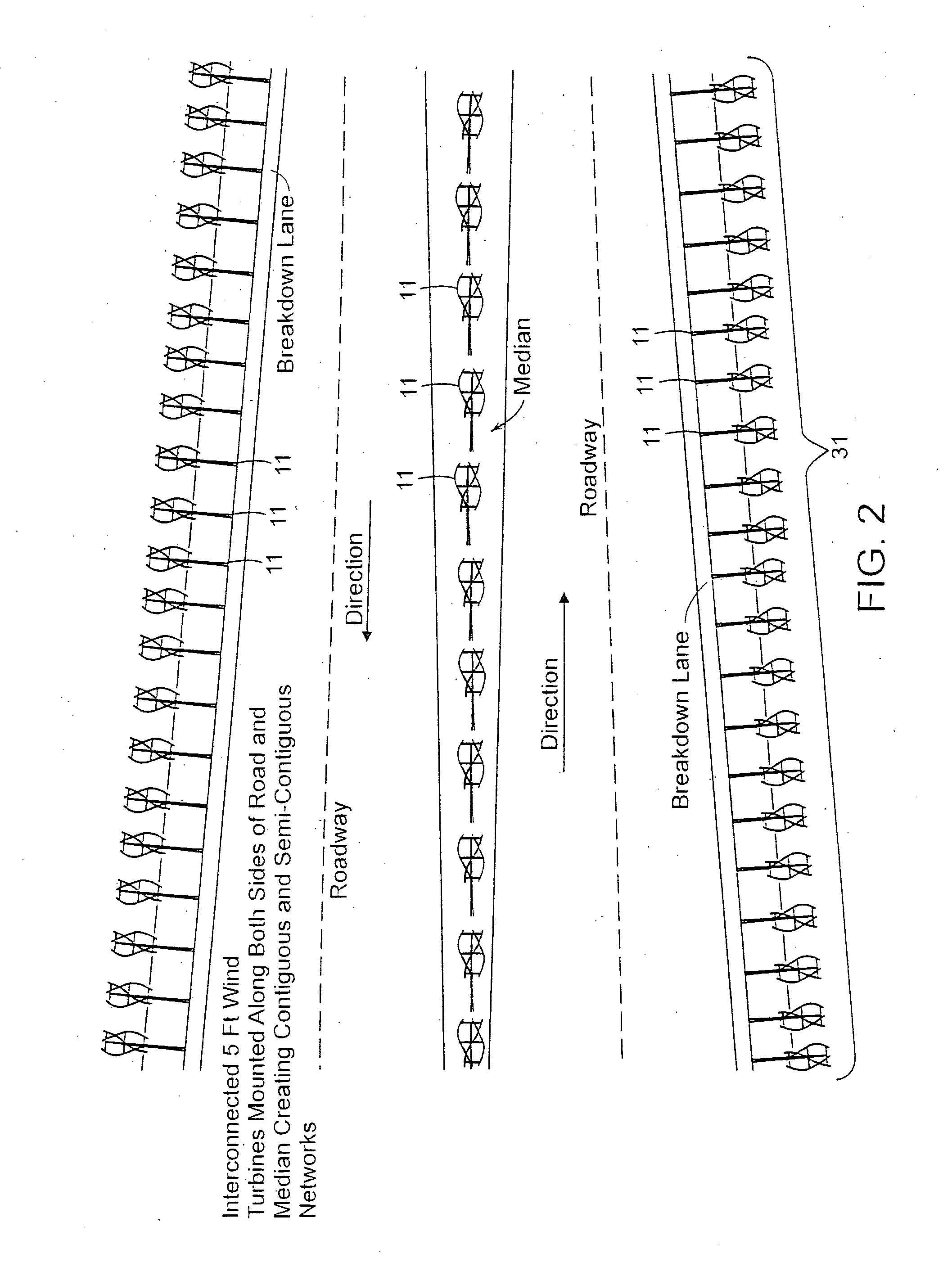 System and Method for Creating a Networked Vehicle Infrastructure Distribution Platform of Small Wind Gathering Devices