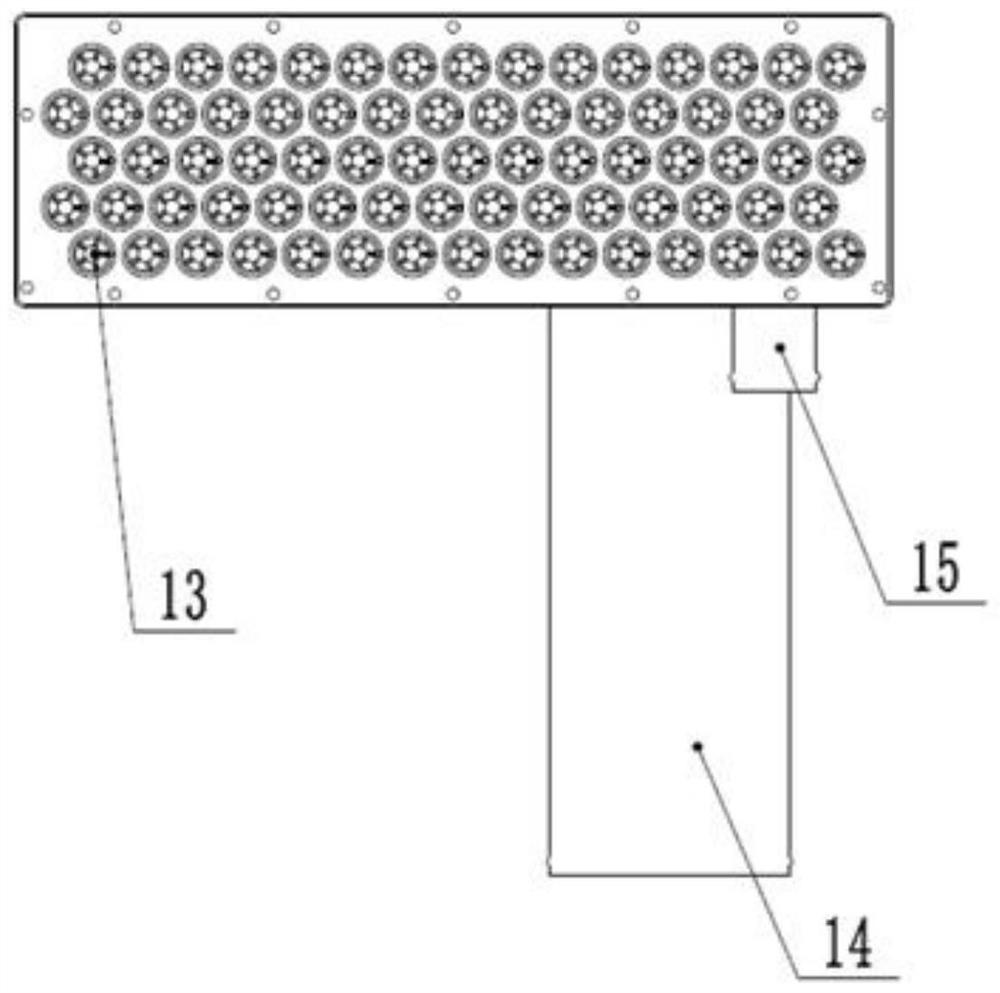 Air inlet system of double-section crawler-type all-terrain armored car