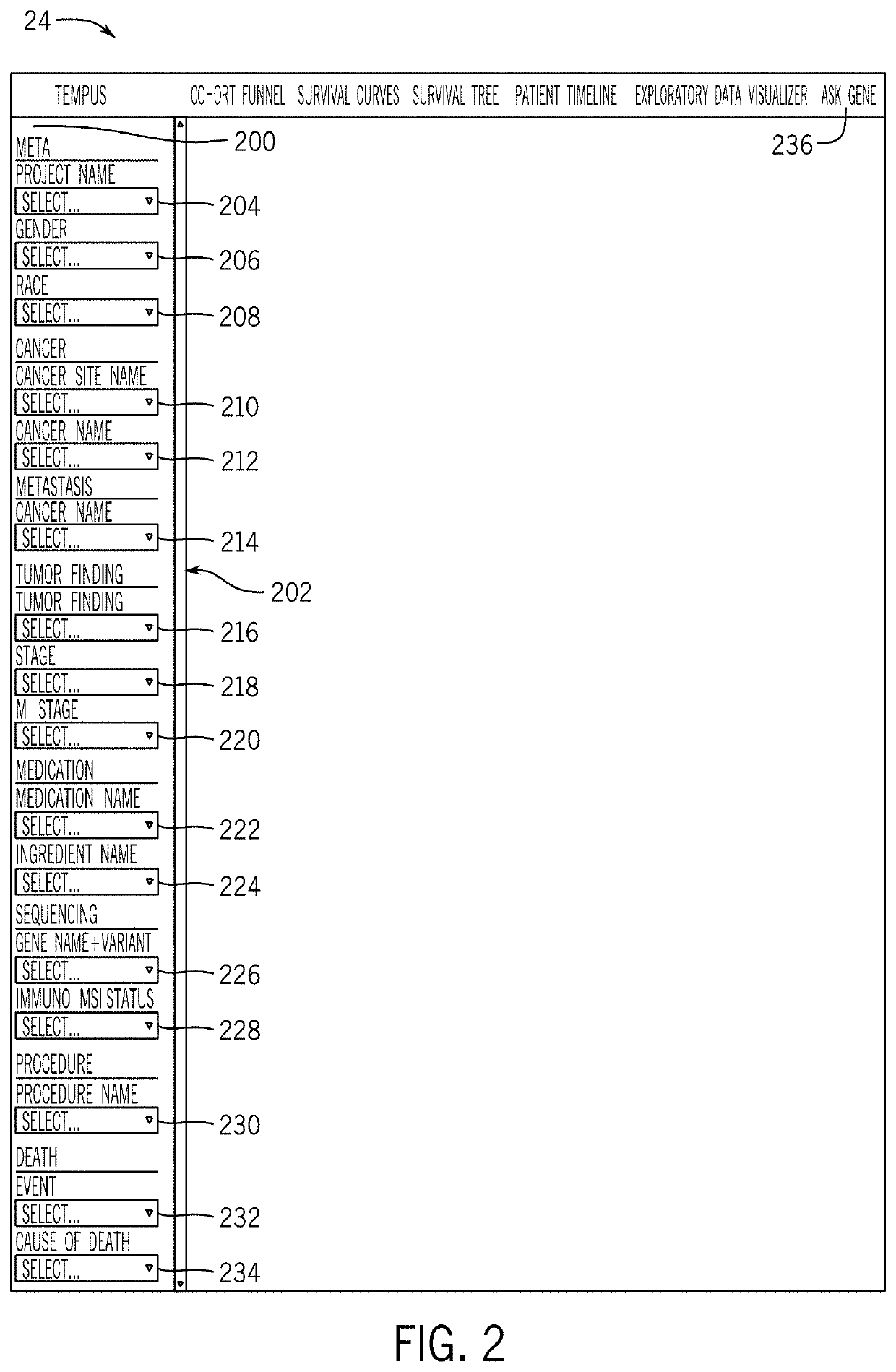 Method and process for predicting and analyzing patient cohort response, progression, and survival