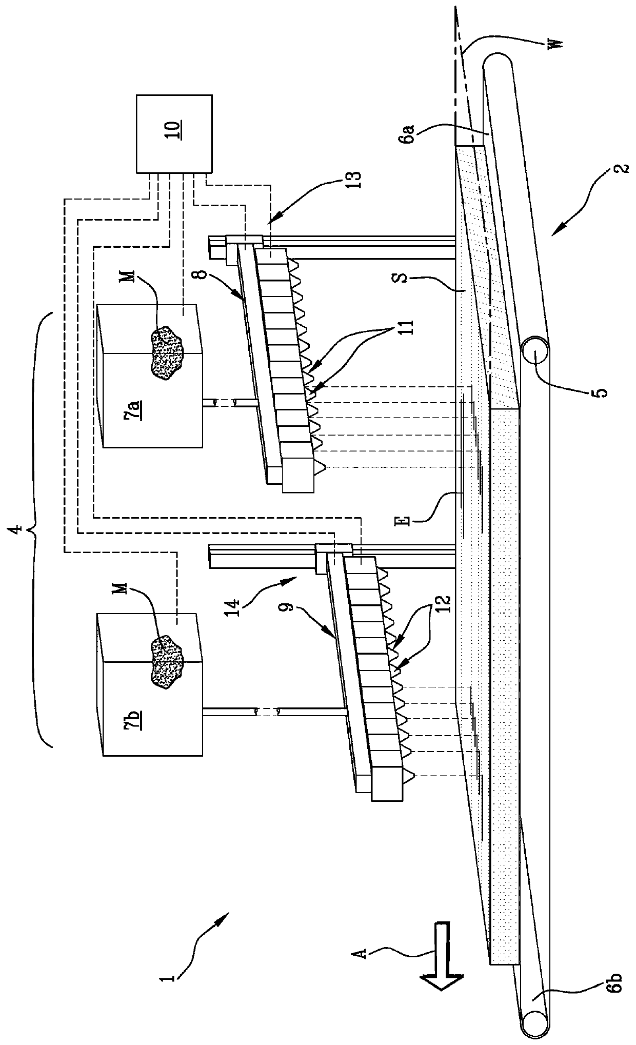 Engraving machine and method for engraving building material articles, preferably slabs