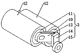 A road garbage cleaning and collecting device