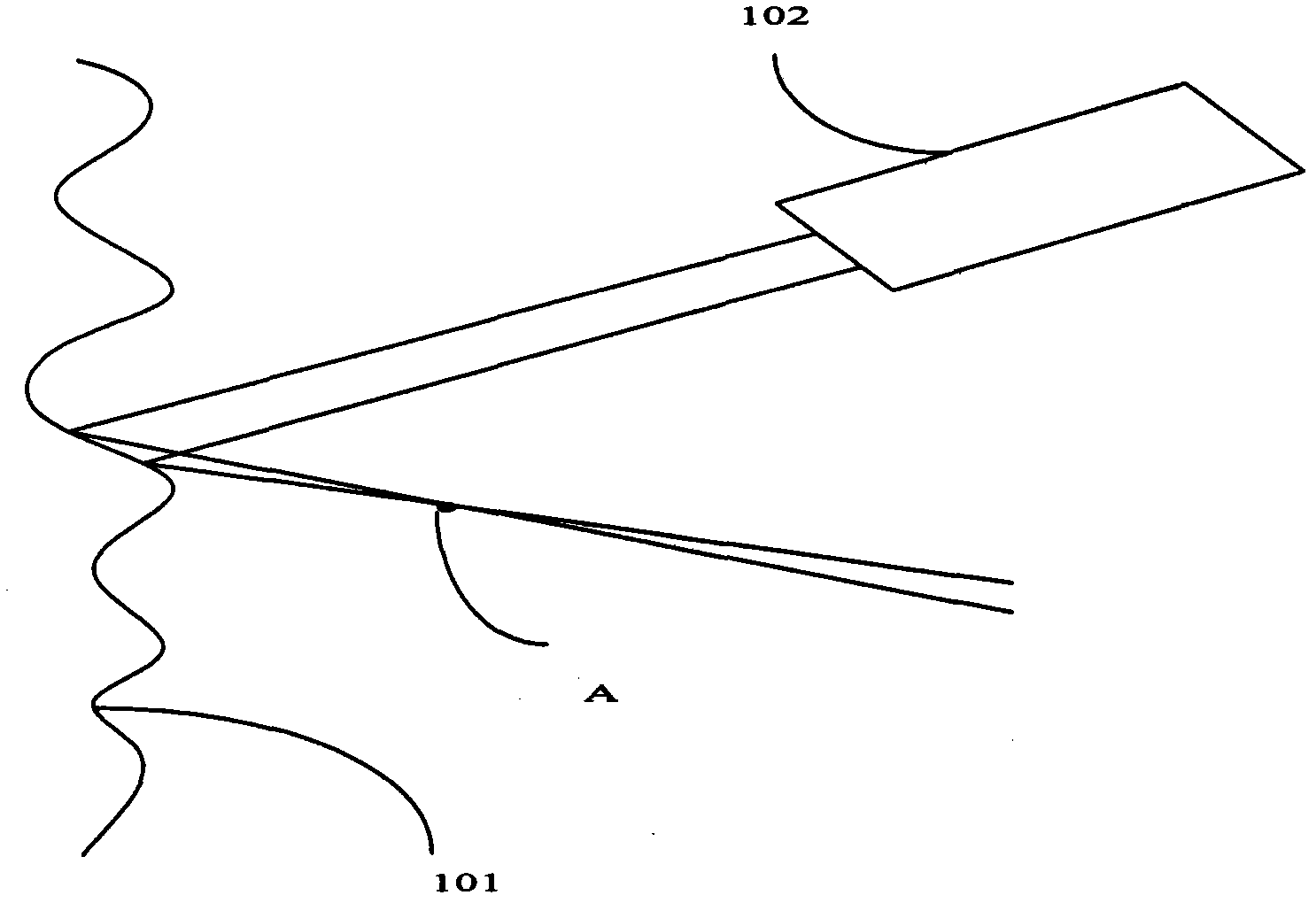 Laser speckle eliminating device with dodging function