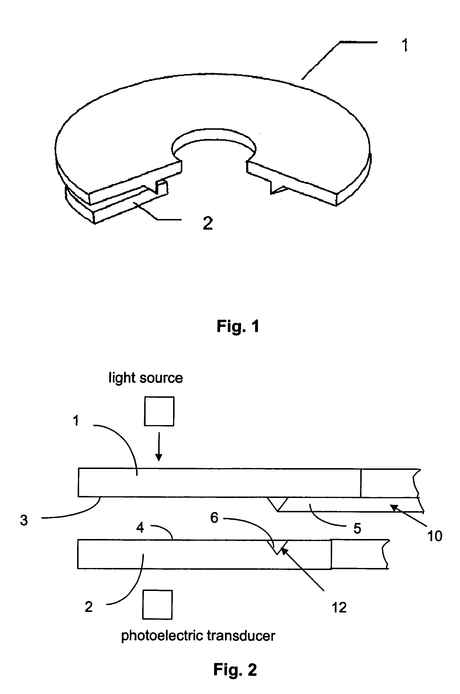 Optical angle sensor