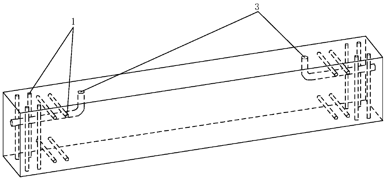 Prefabricated non-reinforced concrete framework and construction method thereof