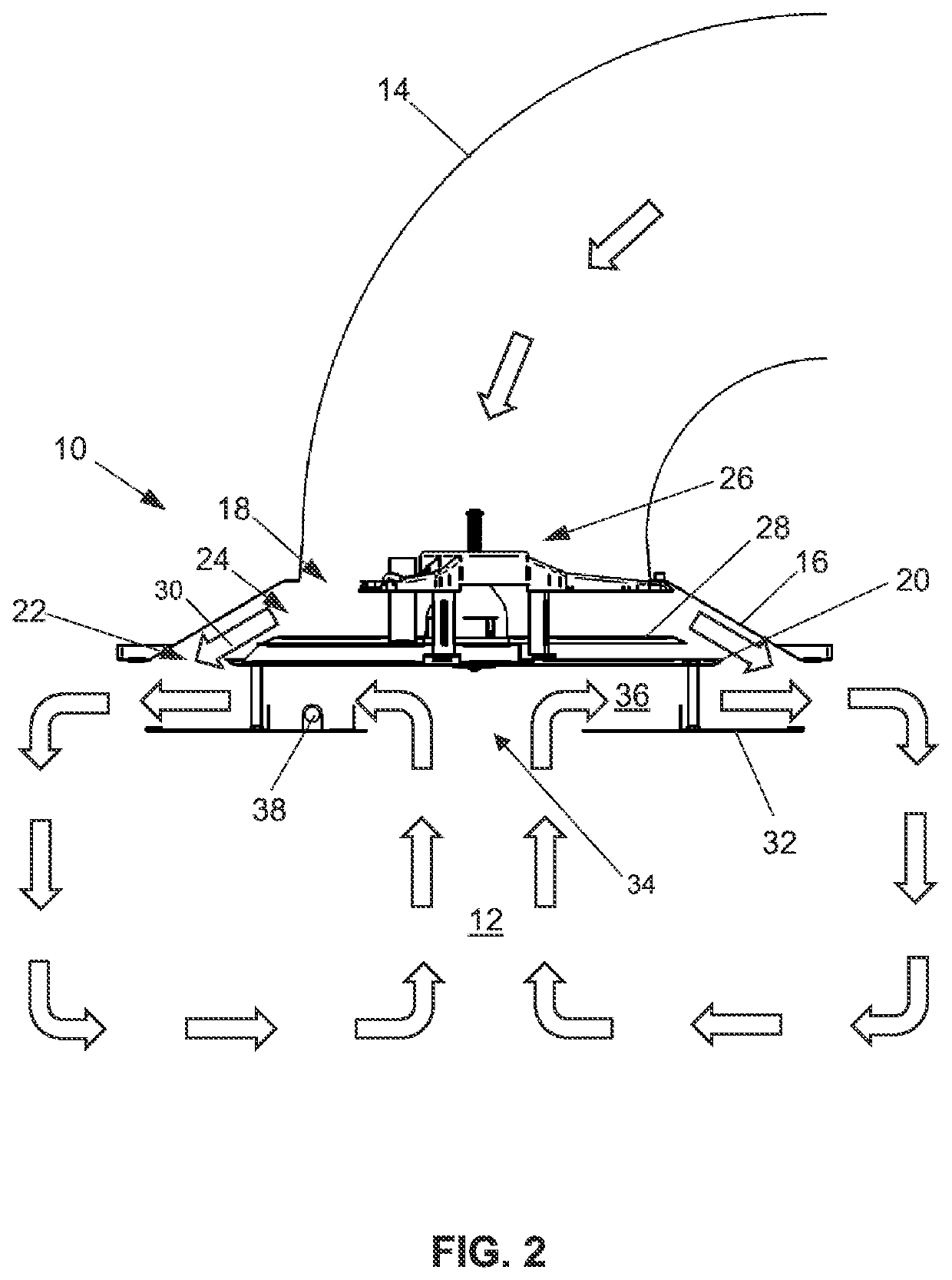 Germicidal air diffuser