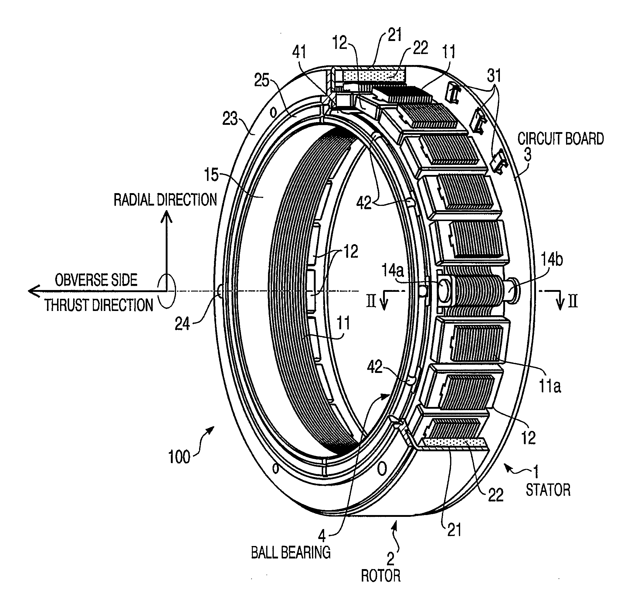 Toric motor and lens barrel having the same incorporated therein