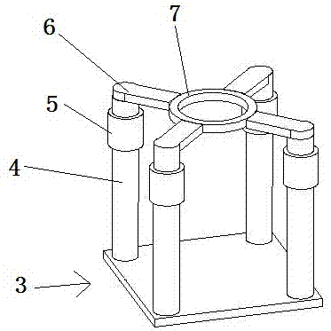 Rocket recycling device with stress ring