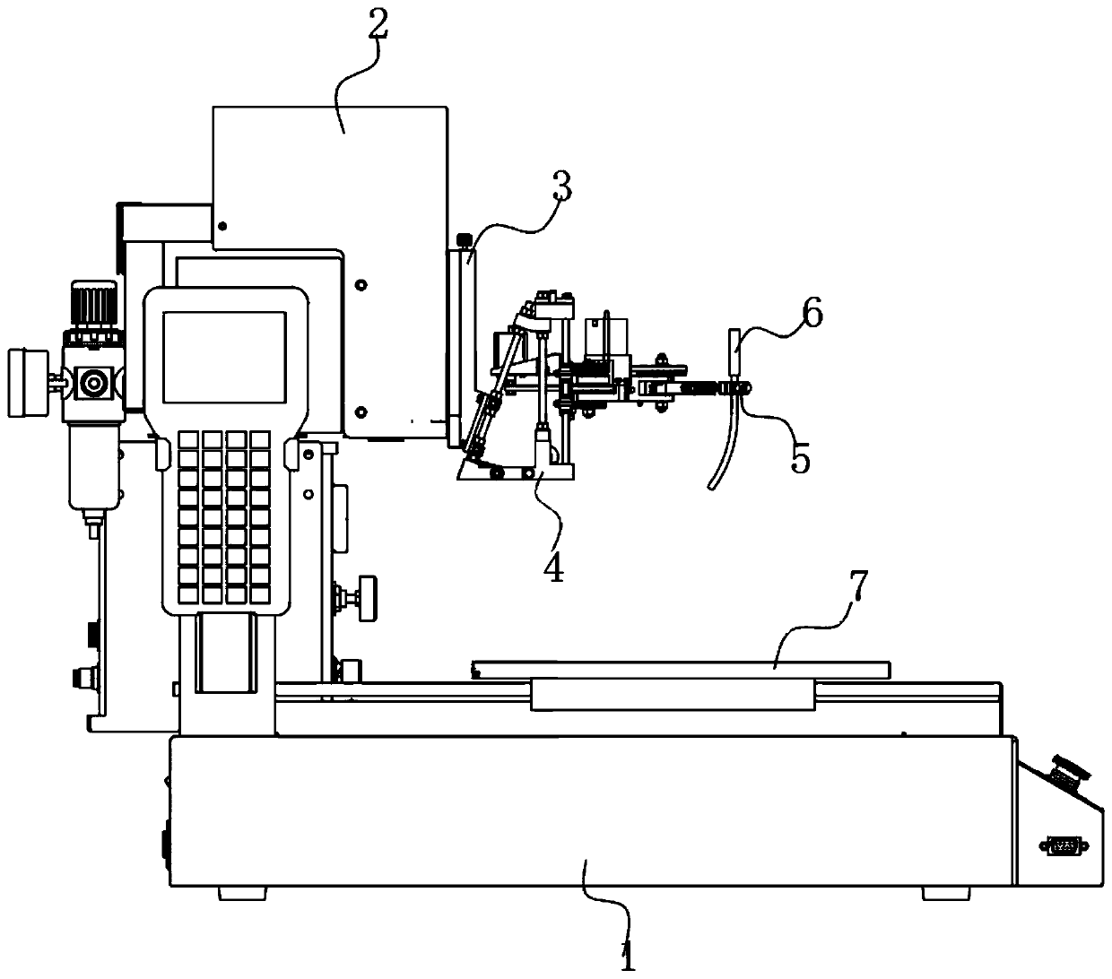 Quick glue dispensing device for circuit board production