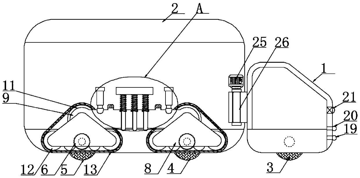 Robot hill climbing driving force control device