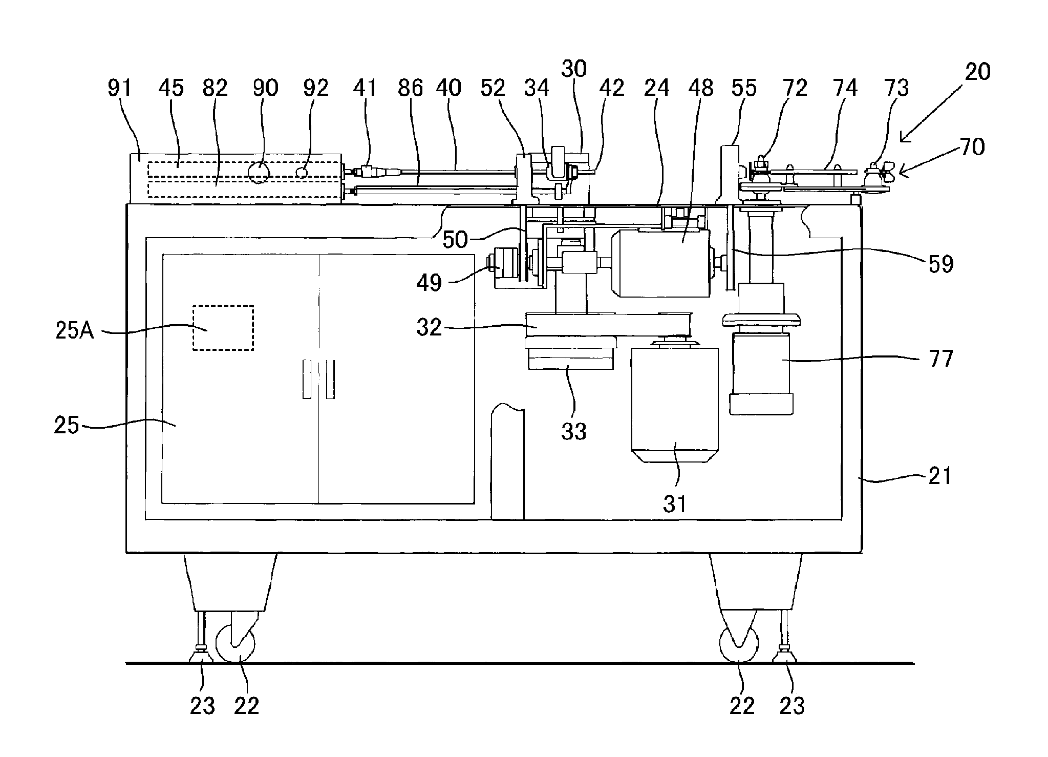 Stuffing apparatus and casing breakage detecting device for stuffing apparatus