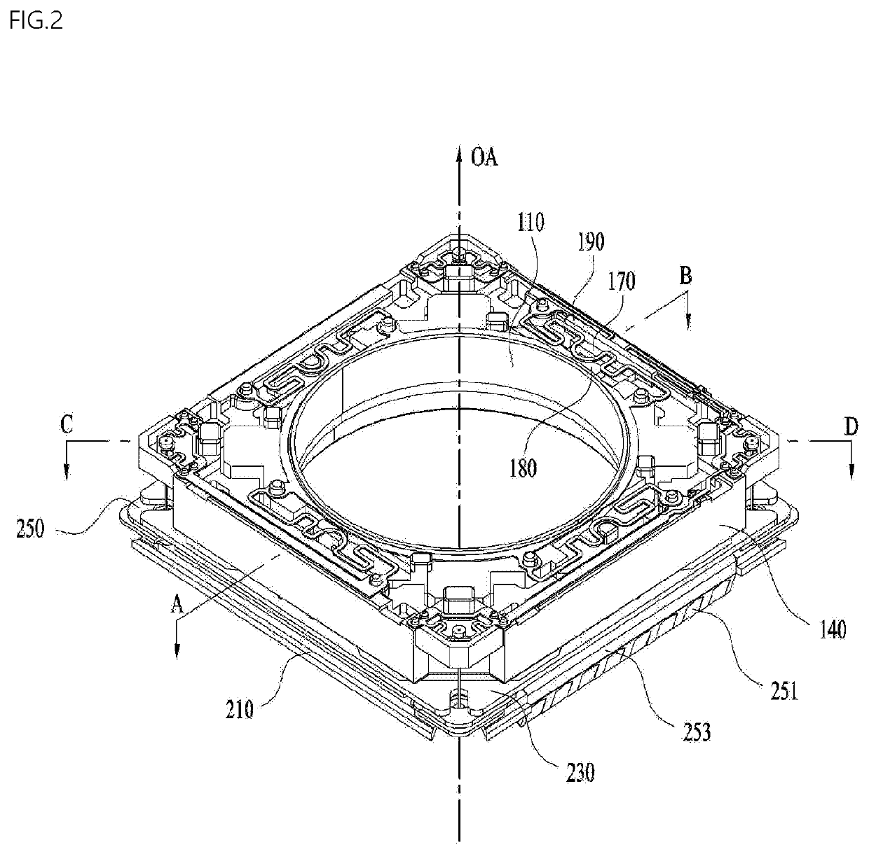 Lens driving device, and camera module and optical device comprising same