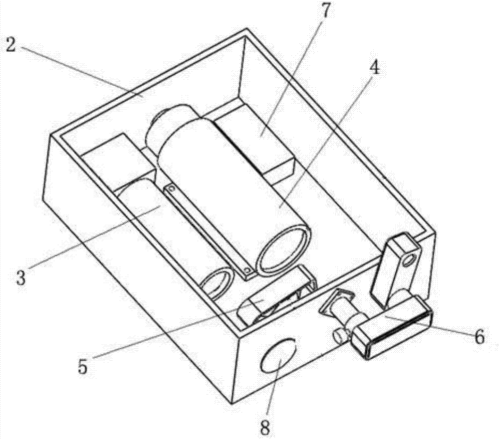 Prismatic reflection type calibrator and calibration method thereof