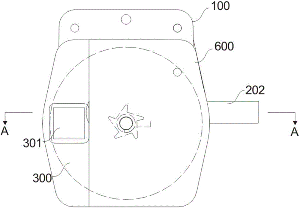 Mechanical type dynamic two-dimensional code lock for public bike