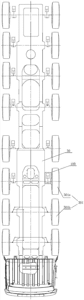 Hydraulically driven engineering machine chassis and engineering machine