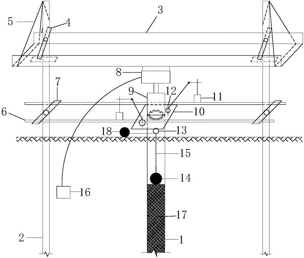 Model device and method used for field measuring of blockage degree of opening pile interior soil plug