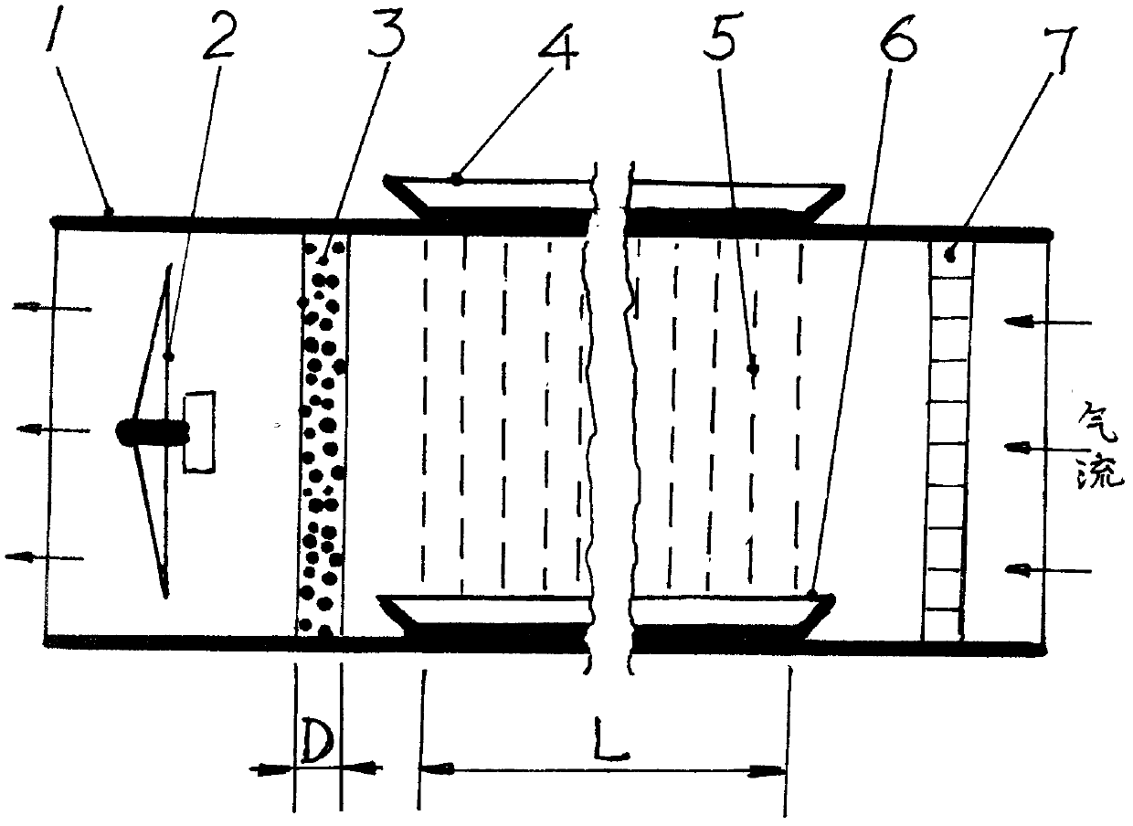 Air purifying device for adsorbing by taking water as main body