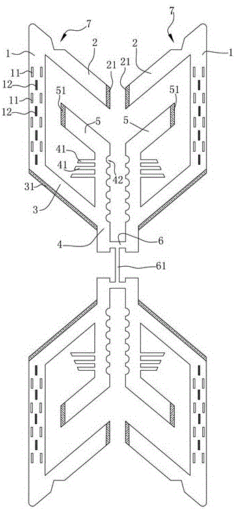 A unipolar dipole antenna with frequency boosting gap and isolation rod