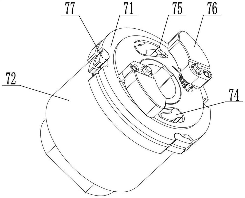 Efficient heat dissipation type middle gear motor with centrifugal overrunning double-clutch system