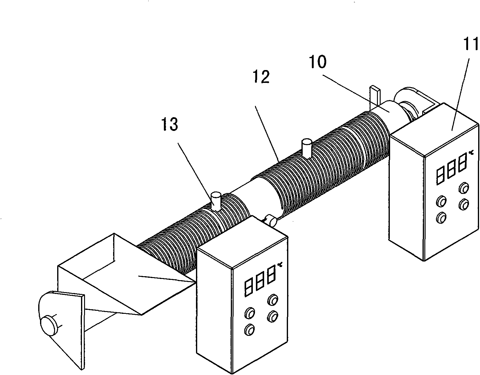 Machine for comprehensive treatment of kitchen wastes