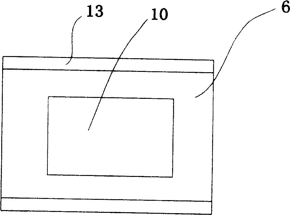 Device for capturing palm print image based on photo optics