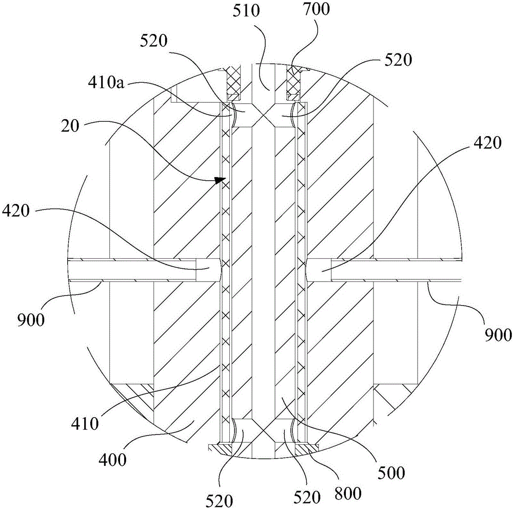 Glue pouring method and device