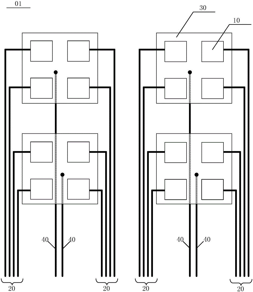 Touch display panel with pressure detection function, display device and driving method