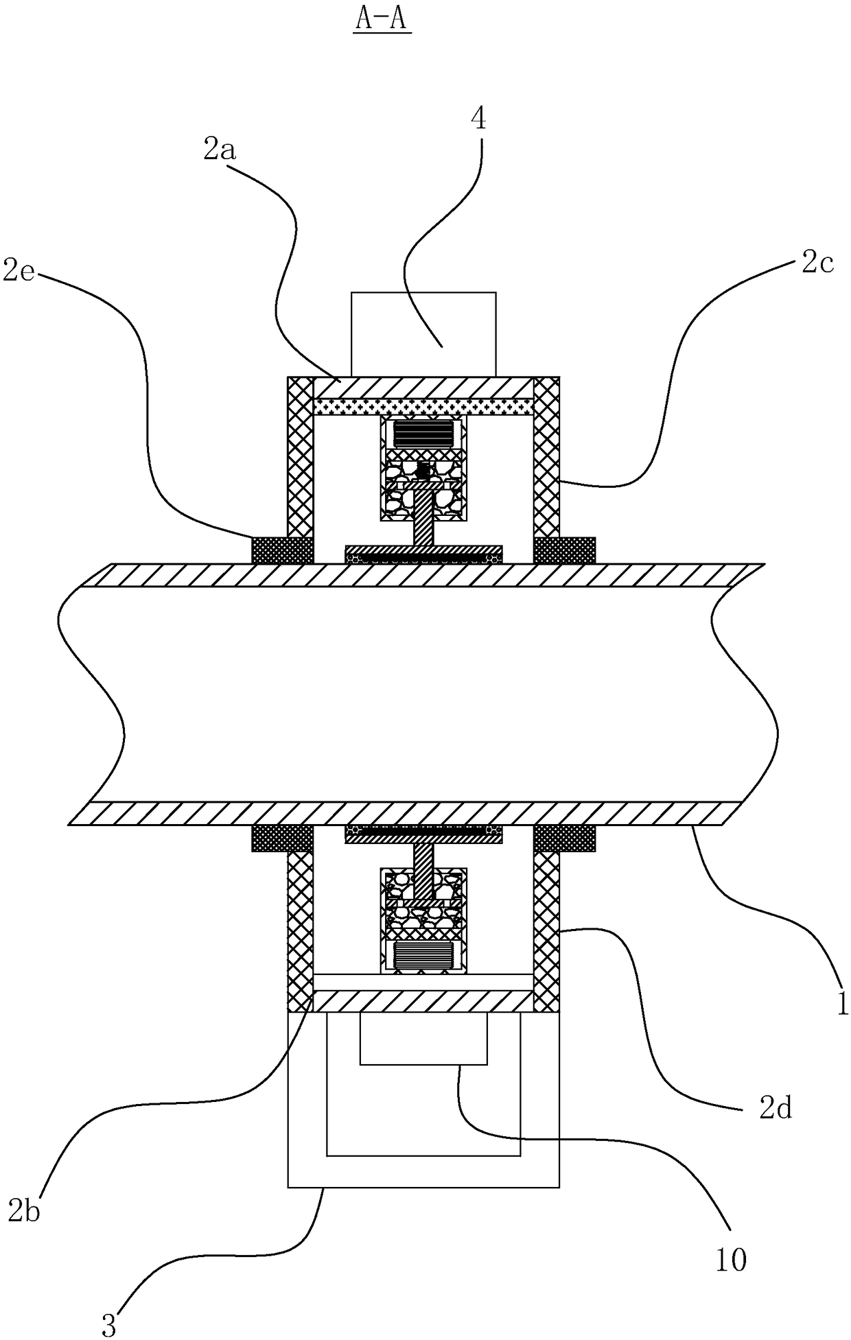 Pipe damping device