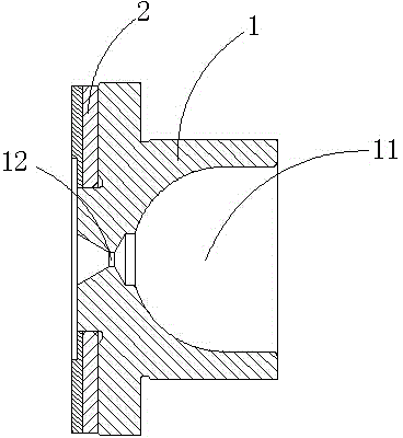 Plunger piston shoe structure used for swash plate type axial plunger pump or motor