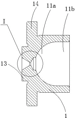 Plunger piston shoe structure used for swash plate type axial plunger pump or motor