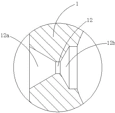 Plunger piston shoe structure used for swash plate type axial plunger pump or motor