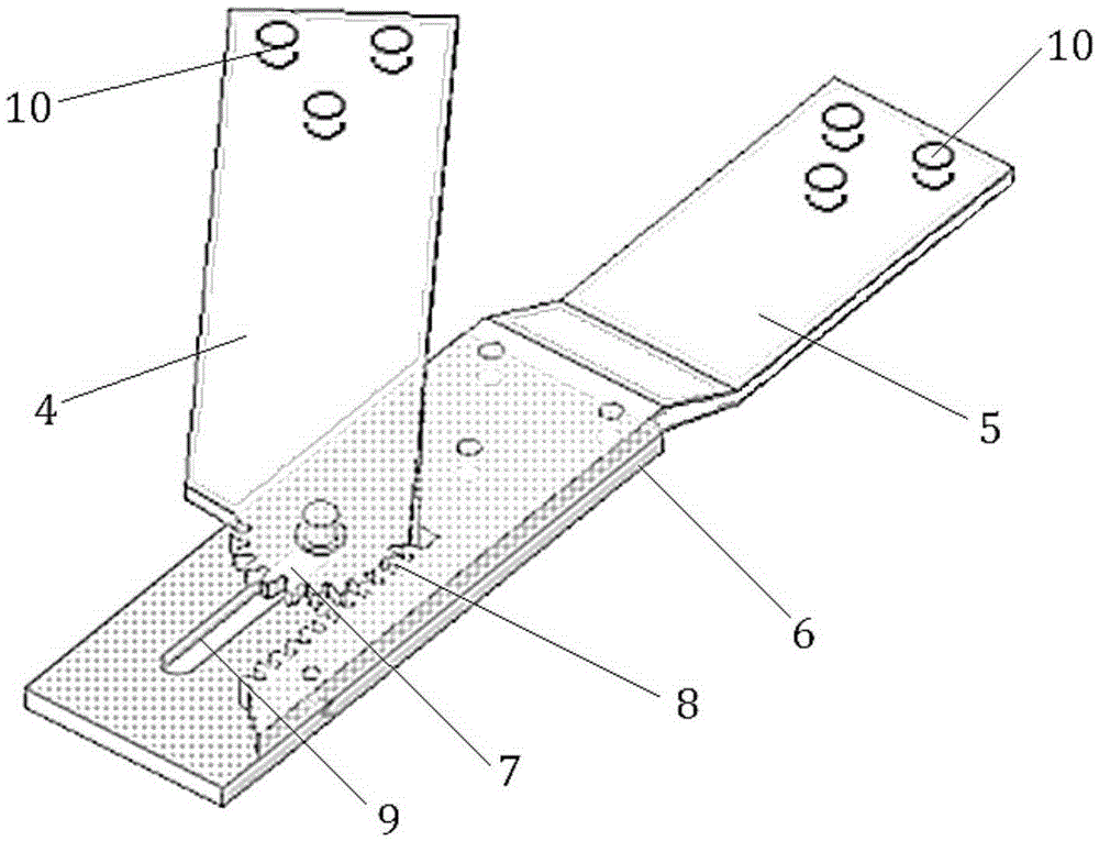 Load-balanced knee joint orthopedic brace and implementation method thereof