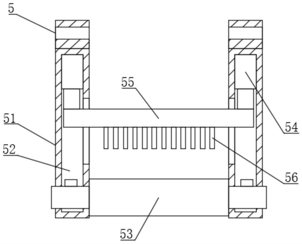 Coating roller replacing device of strip steel production line