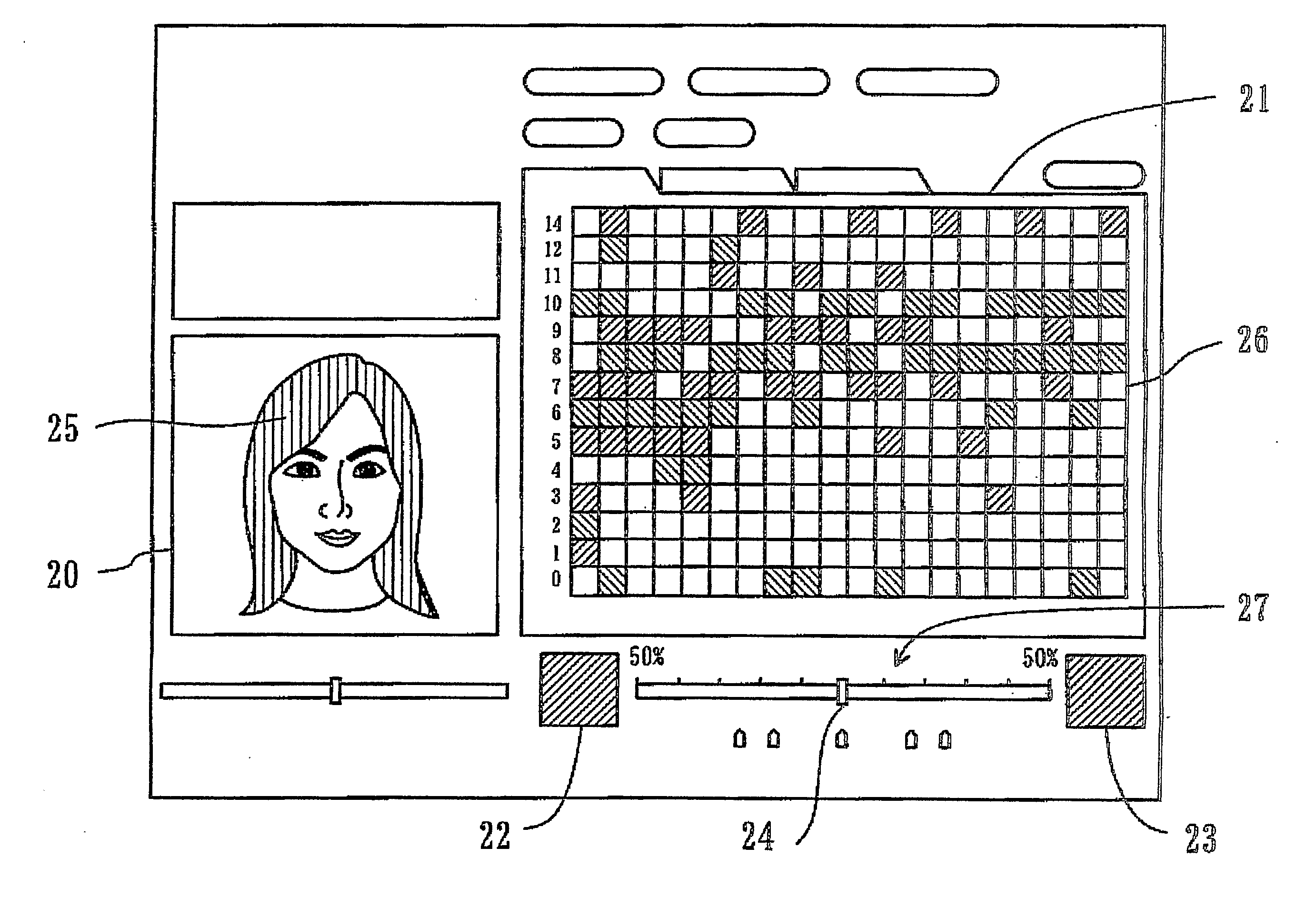 Color simulation system for hair coloring